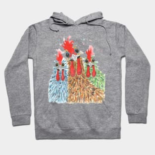 Curious Funky Chicken Girls Hoodie